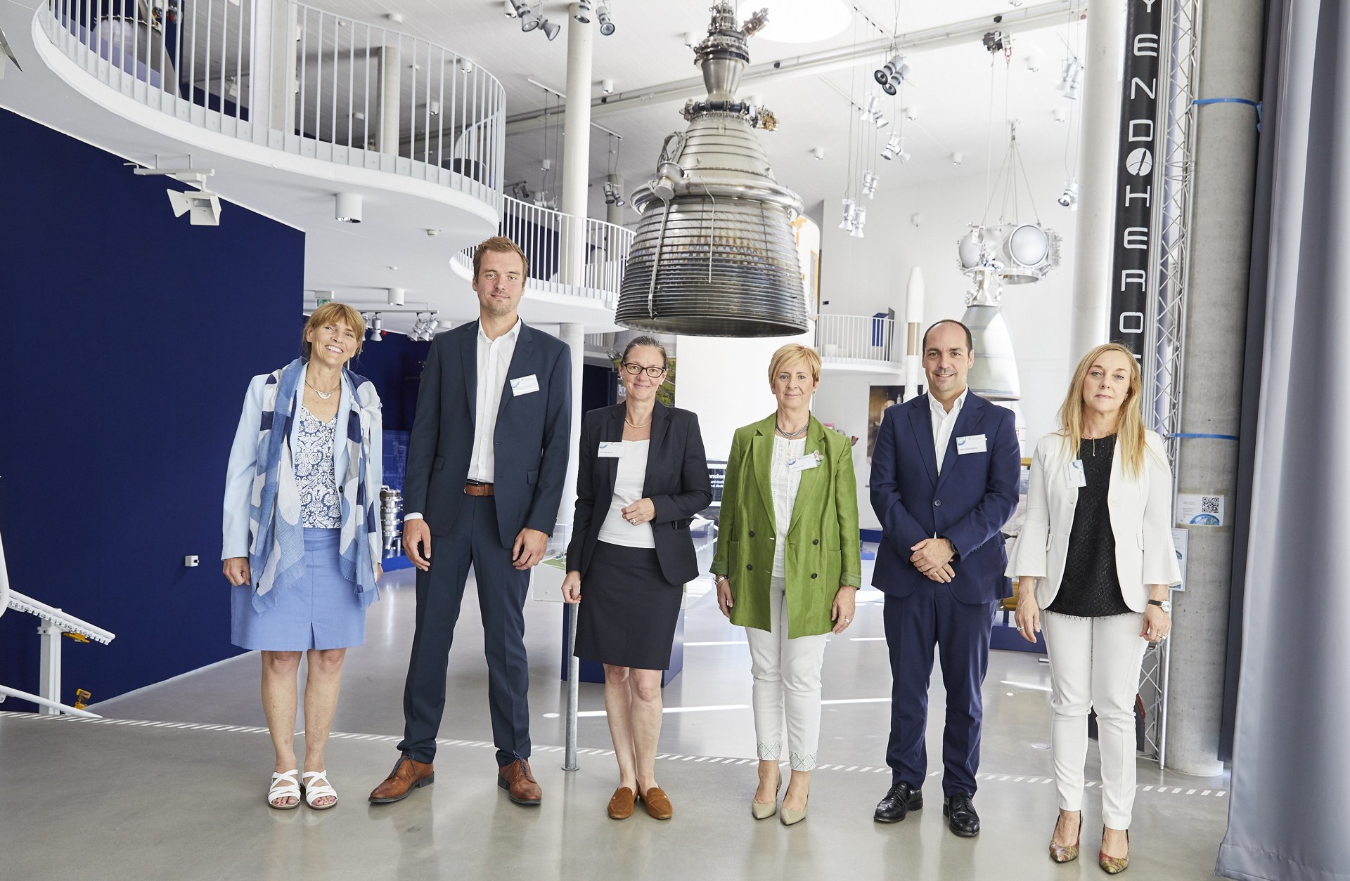 Ministerin Arantxa Tapia aus dem Baskenland zu Besuch beim DLR Lampoldshausen