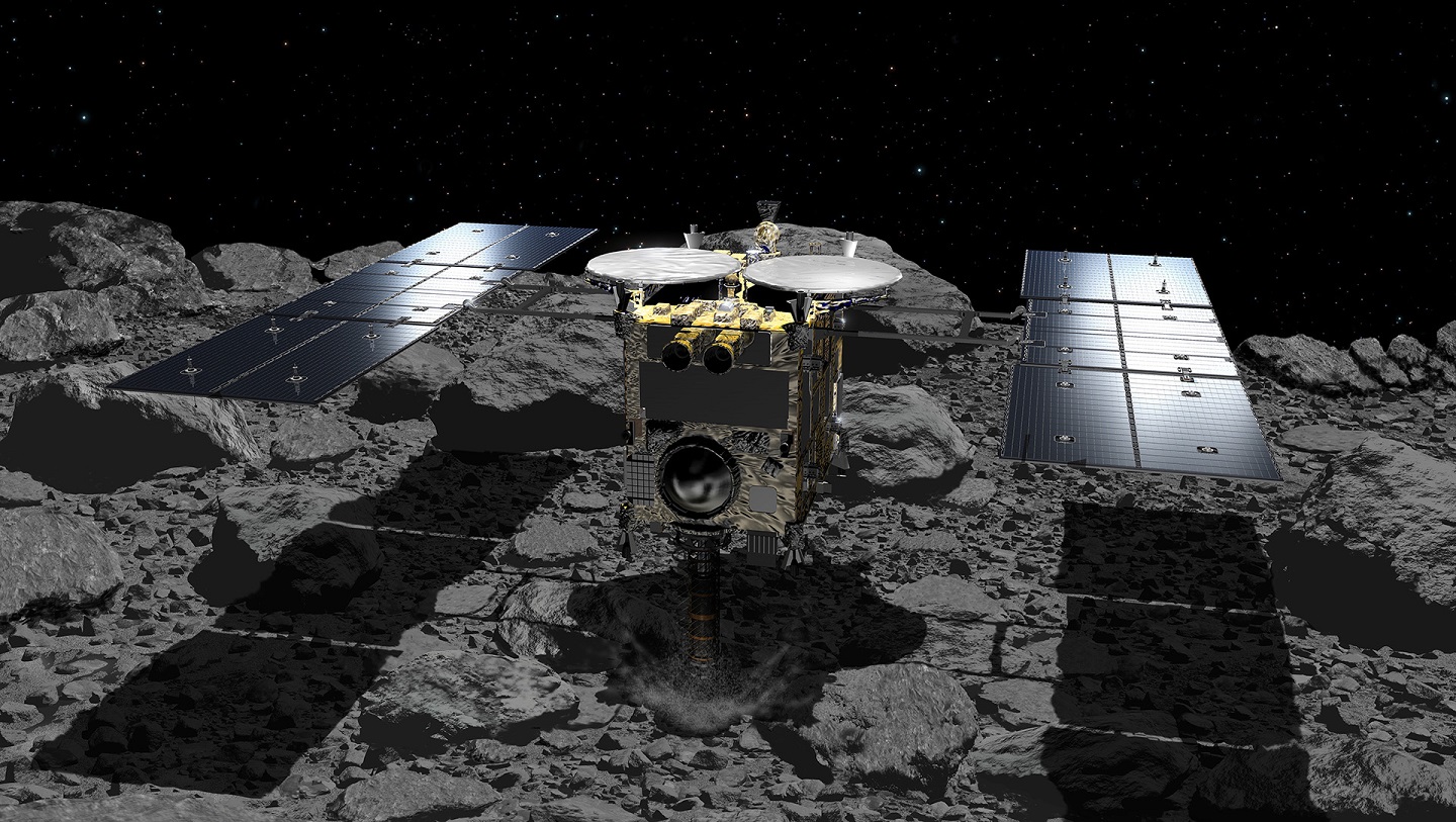 Probennahme auf Ryugu