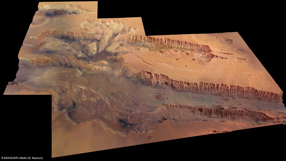 Zentraler Teil der Valles Marineris