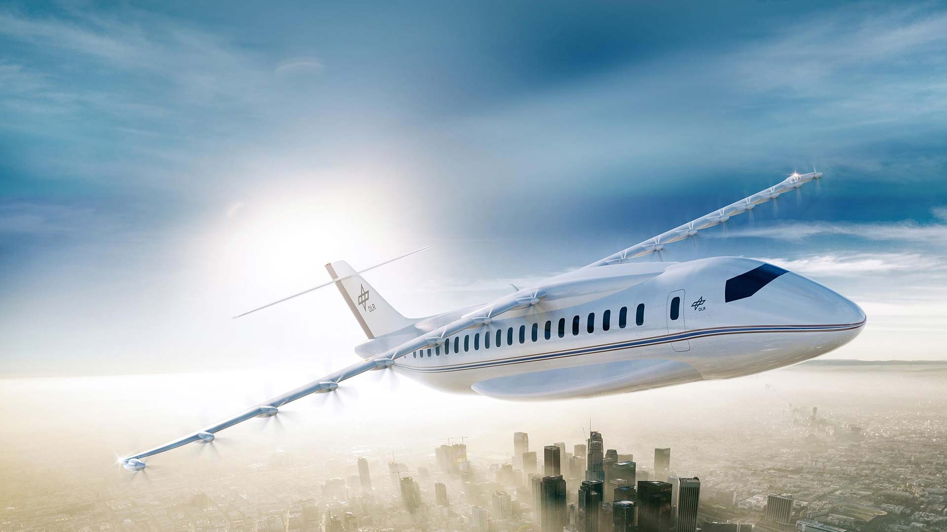 Elektrisches Fliegen - emissionsfrei, mit neuem Look und leiser