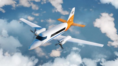Konzeptstudie eines hybrid-elektrischen19-Sitzers im Forschungsprojekt CoCoRe