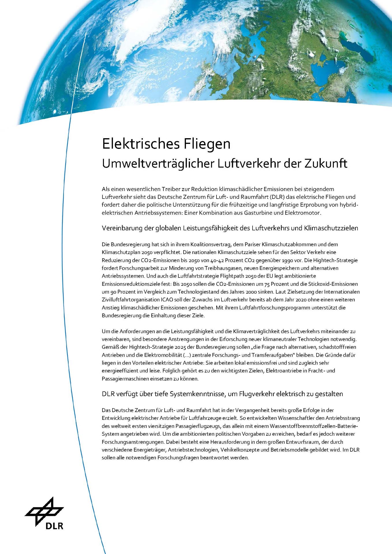 Elektrisches Fliegen