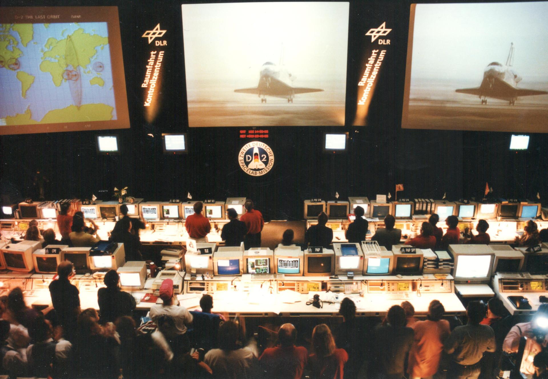 D2-Missionskontrollzentrum am Standort Oberpfaffenhofen