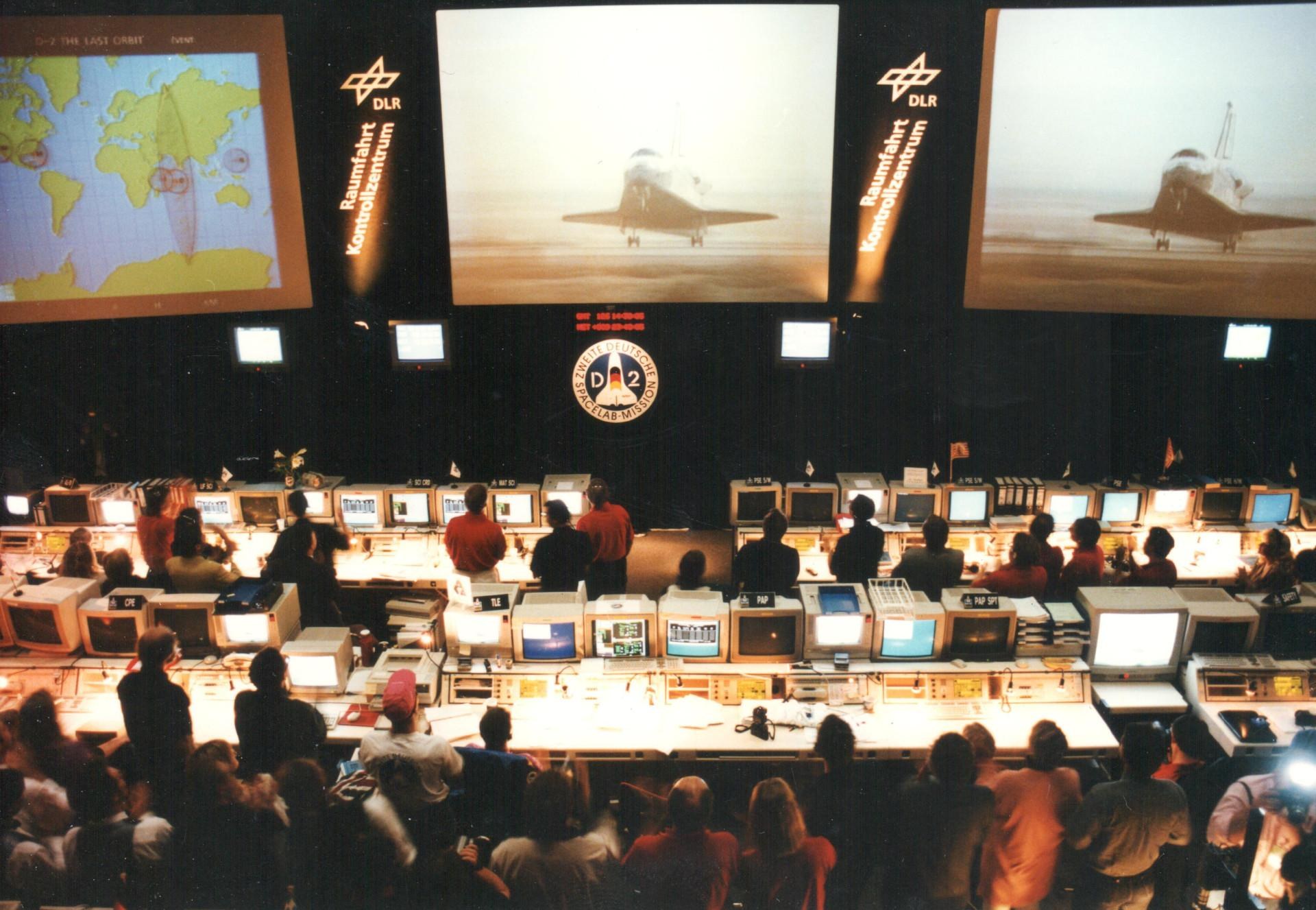 D2-Missionskontrollzentrum am Standort Oberpfaffenhofen