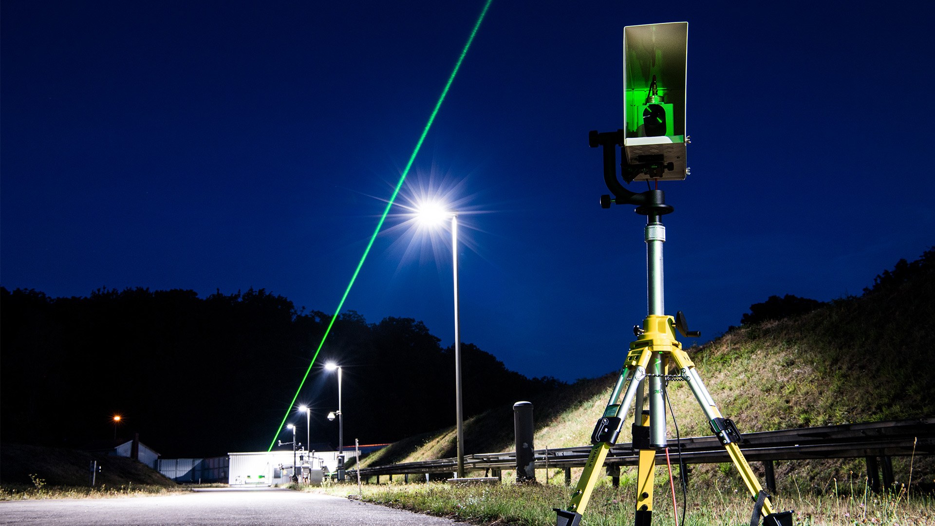 Laserfreistrahlstrecke