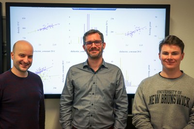 Bastian Rauch (l.), Uwe Bauder (m.) und Clemens Hall (r.)