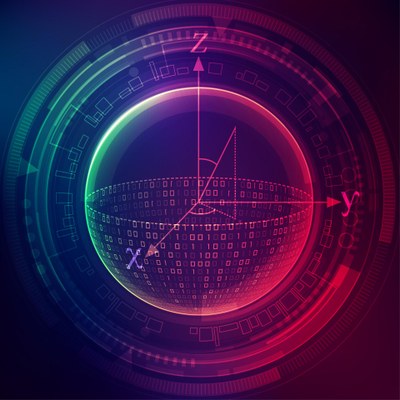 Darstellung des Qubit-Konzepts.