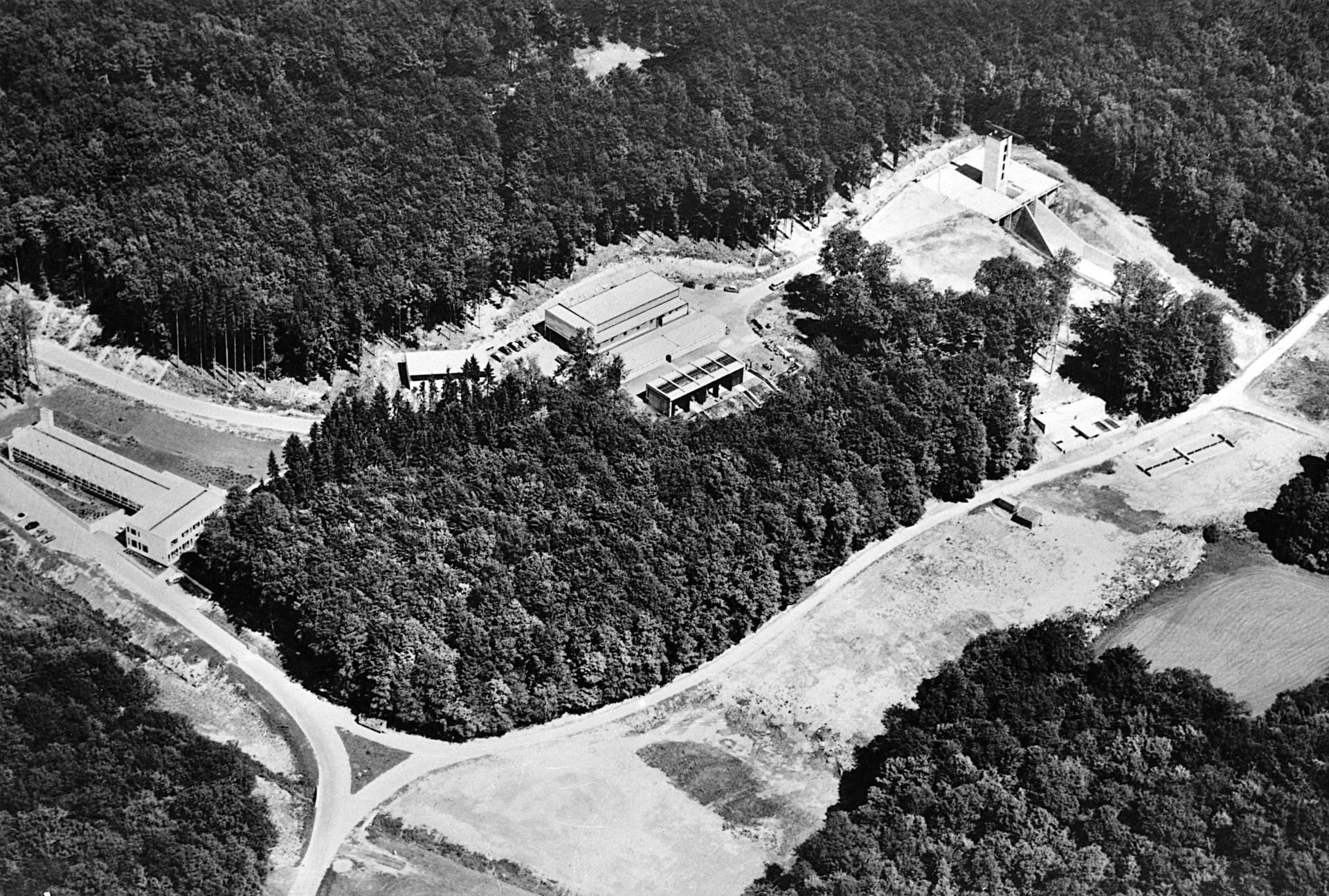Luftbild des DLR-Standortes Lampoldshausen aus dem Jahr 1962