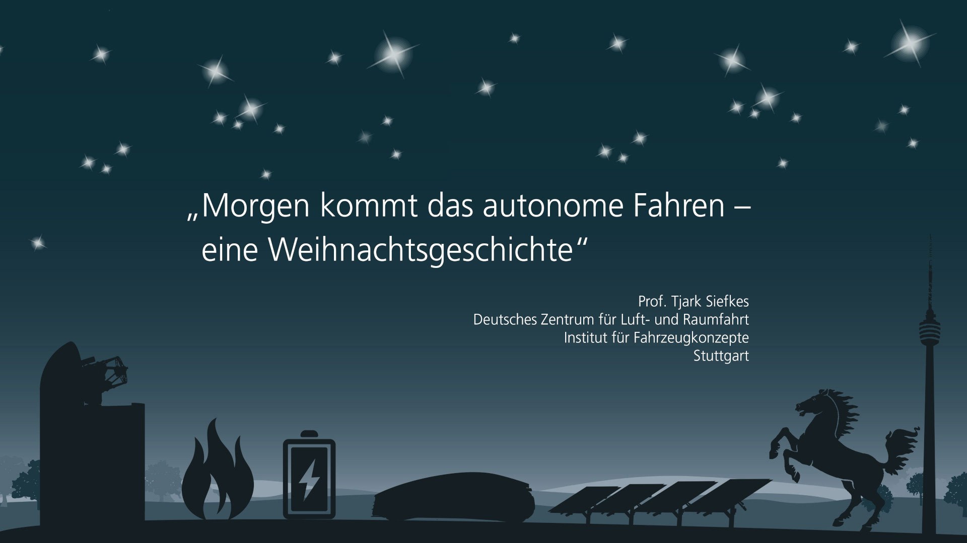 Weihnachtsvorlesung 2021 | DLR Stuttgart