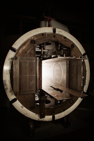 Transonische Messstrecke des trisonischen Windkanals TMK mit mechanischen Schnittstellen