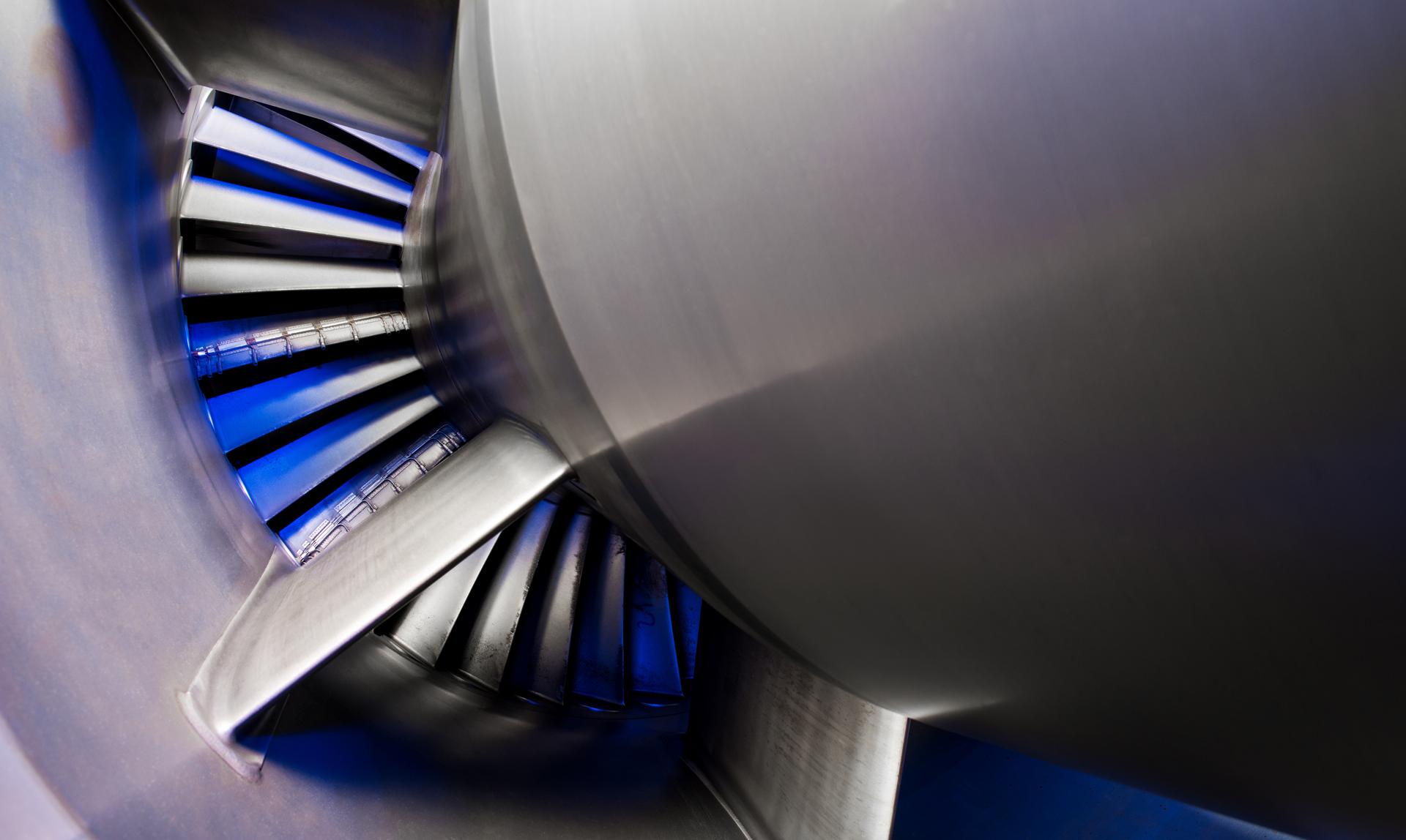 Blick in Strömungsrichtung