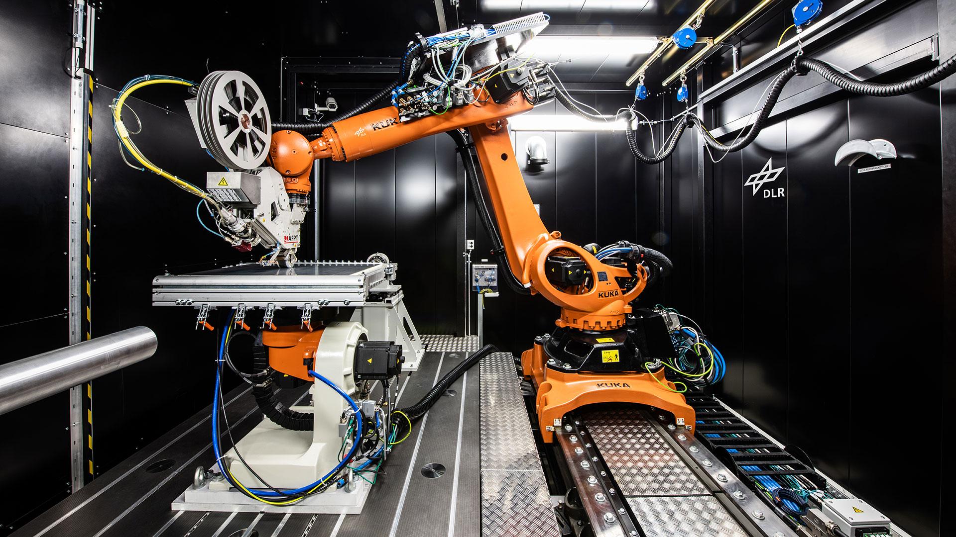 Tapelegezelle für thermoplastische Faserverbundkunststoffe