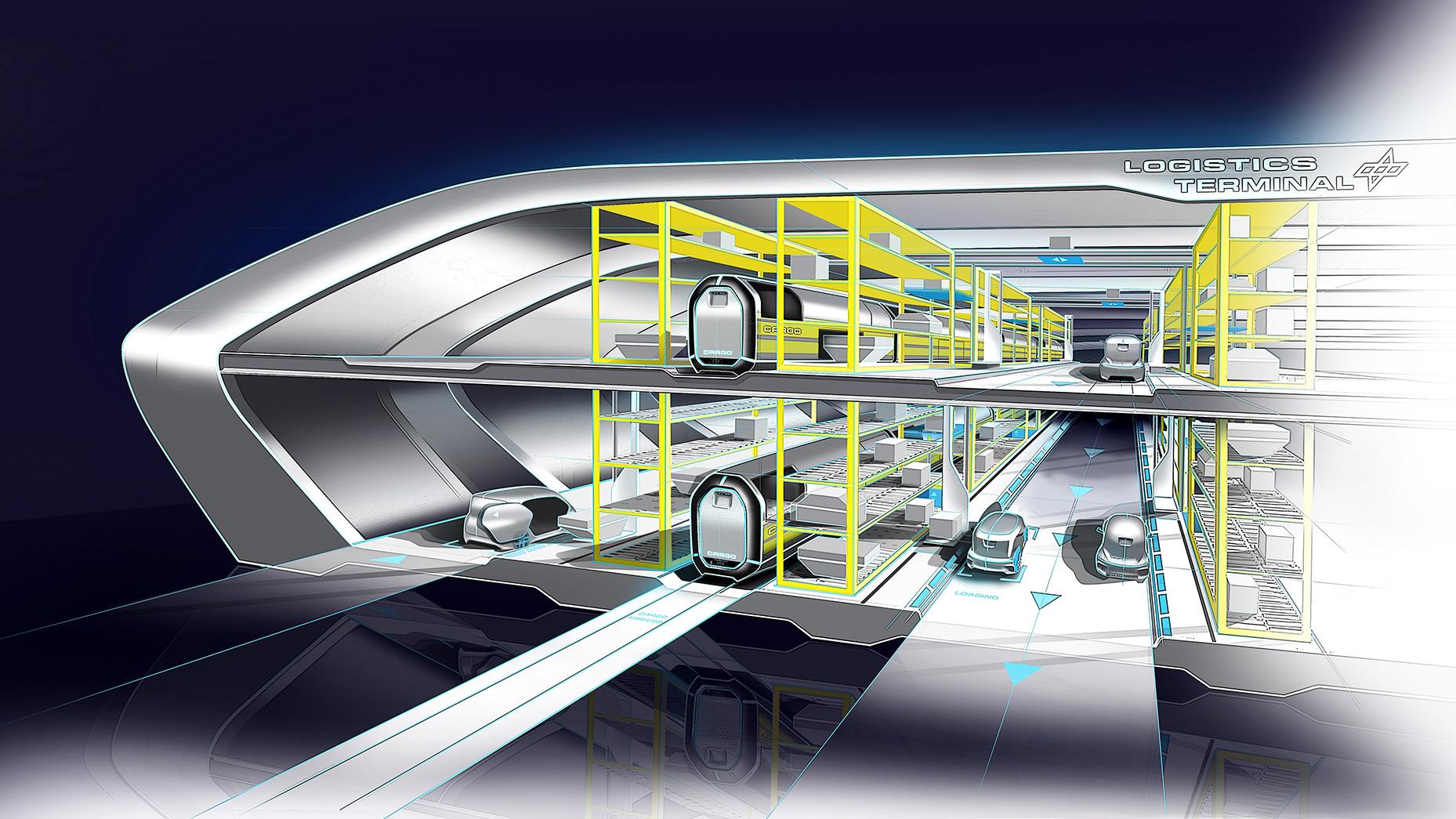 Logistikkonzept des NGT CARGOs