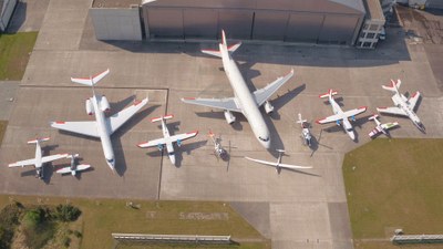 Die Luftfahrzeugflotte auf einen Blick