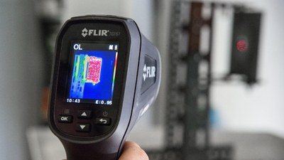 Im Experimentalbereich der konzentrierten Solarstrahlung
