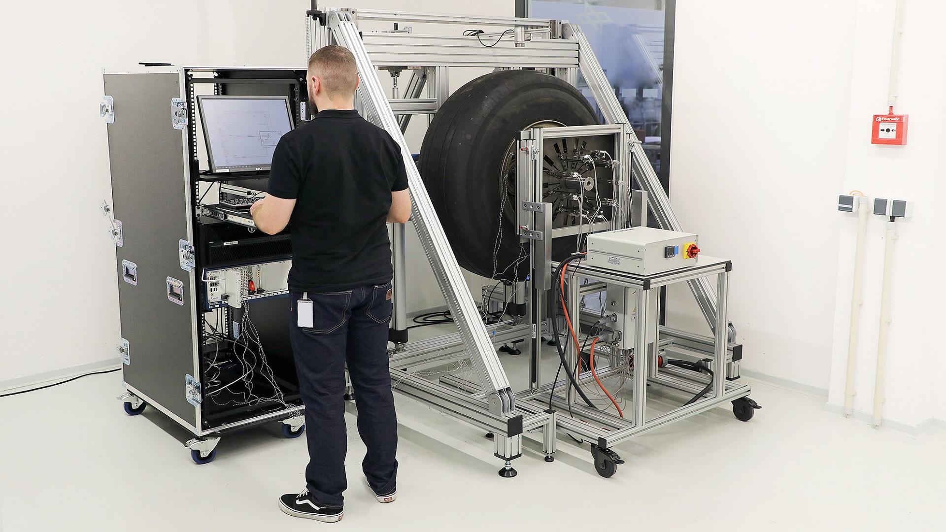 Teststand Reifendruckkontrollsystem (TPIS)