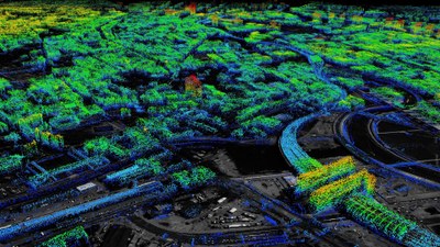3D-Radarbild Berlin
