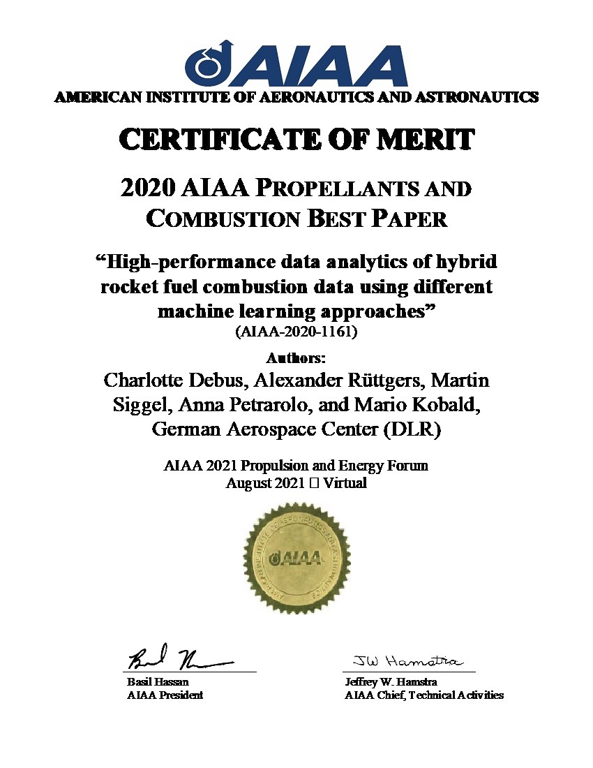 Best Paper Award 2020