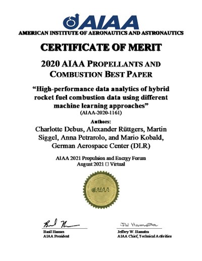 Best Paper Award 2020
