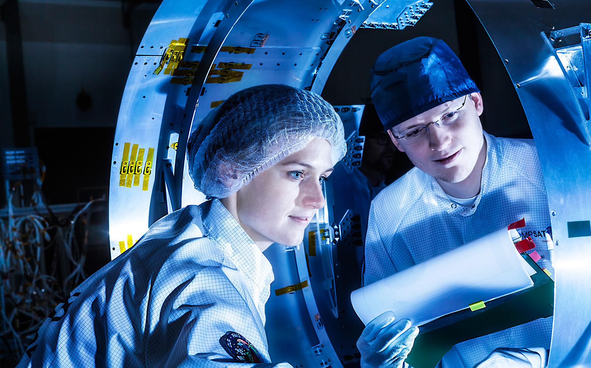 Intgration des DLR-Kompaktsatelliten Eu:CROPIS