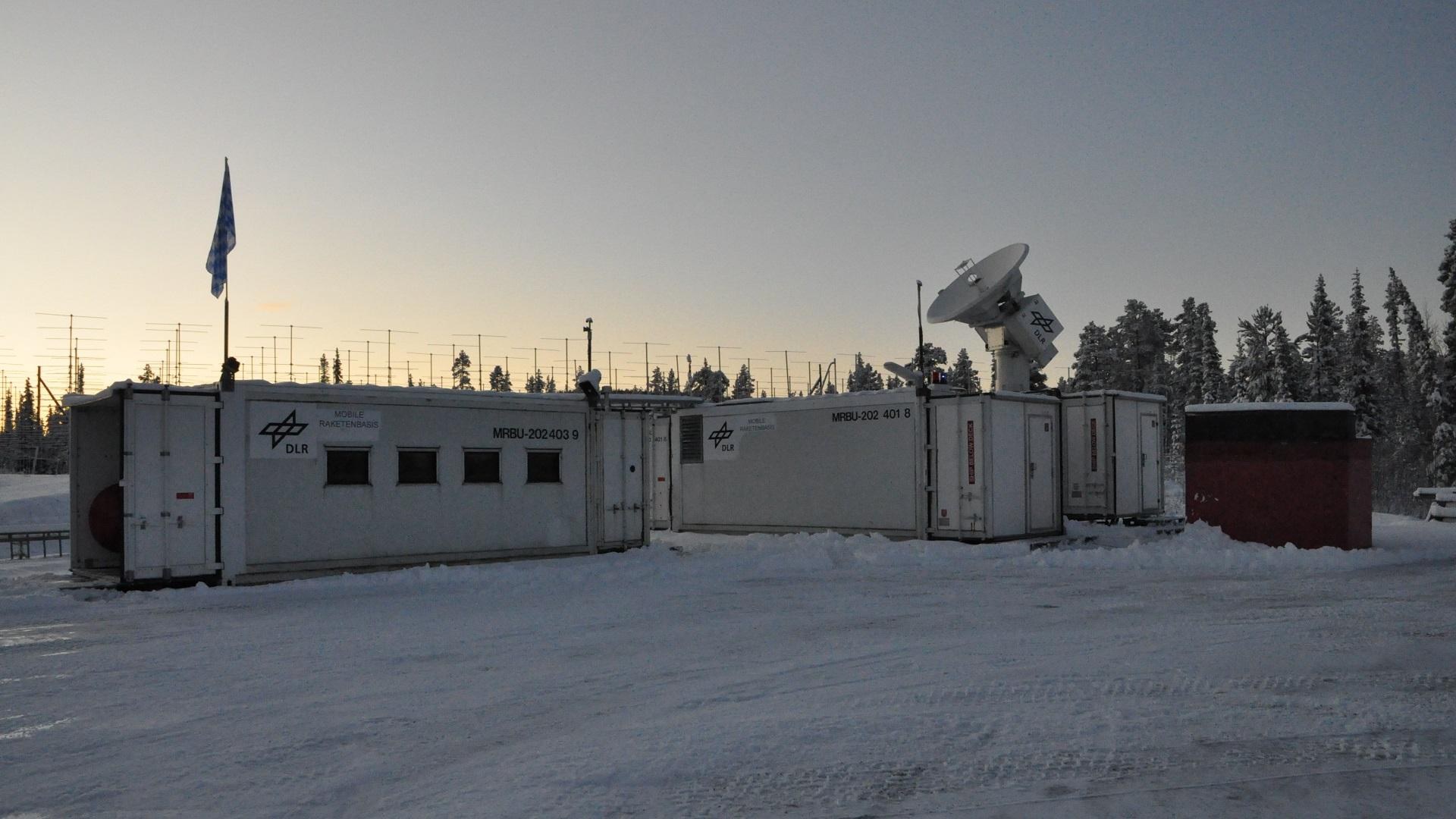 RIR-774C Radar während einer Maxus-Mission in Esrange/Kiruna/Schweden