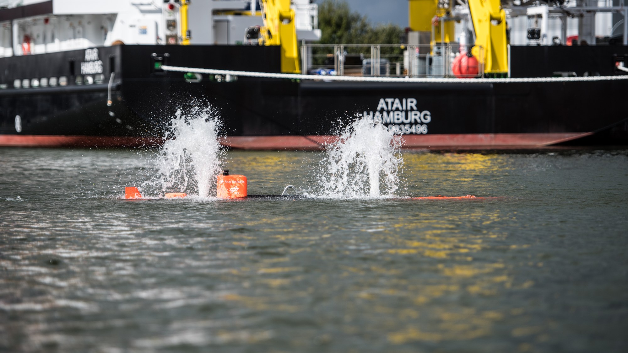 Datenerfassung unter Wasser