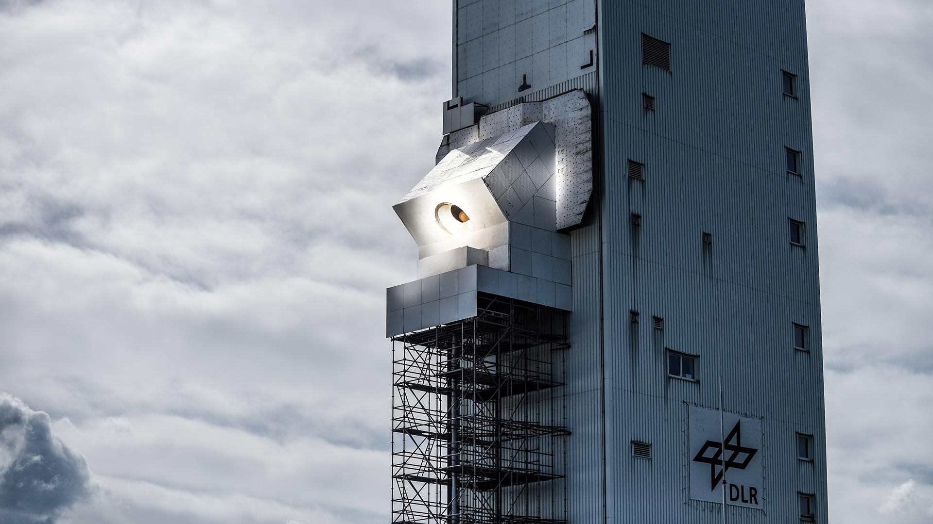 Partikelreceiver CentRec im Versuchsbetrieb