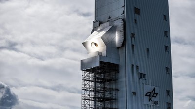 Partikelreceiver CentRec im Versuchsbetrieb