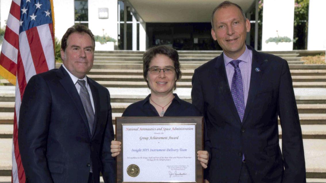 Vorschaubild NASA-Award für das HP3-Team