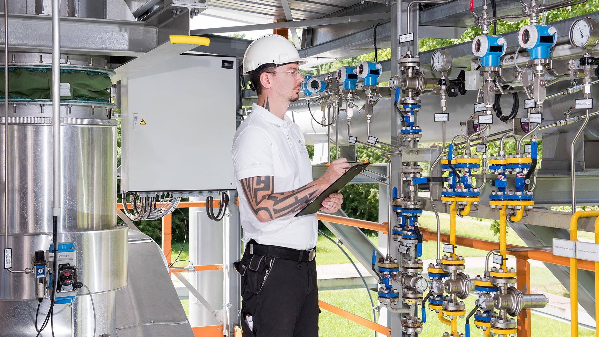 Inspektion der TESIS Anlage