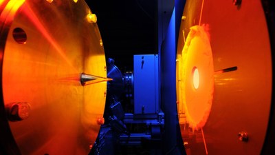 Nahaufnahme Hochtemperatur-Strömungsreaktor