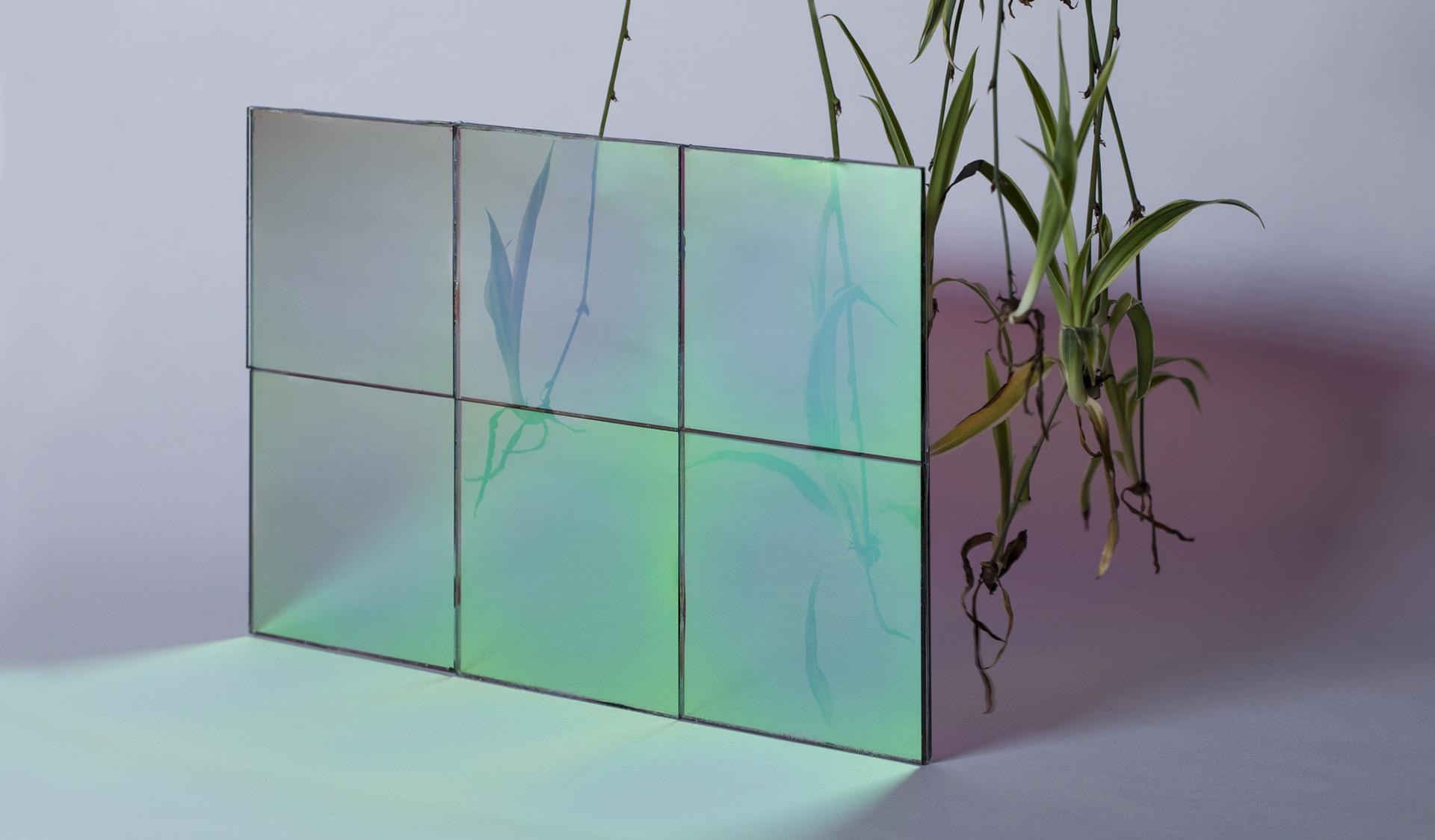 Ansicht semitransparentes Photovoltaikmodul