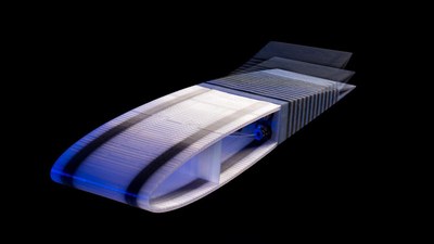 Gedruckte formvariable Flügelhinterkante