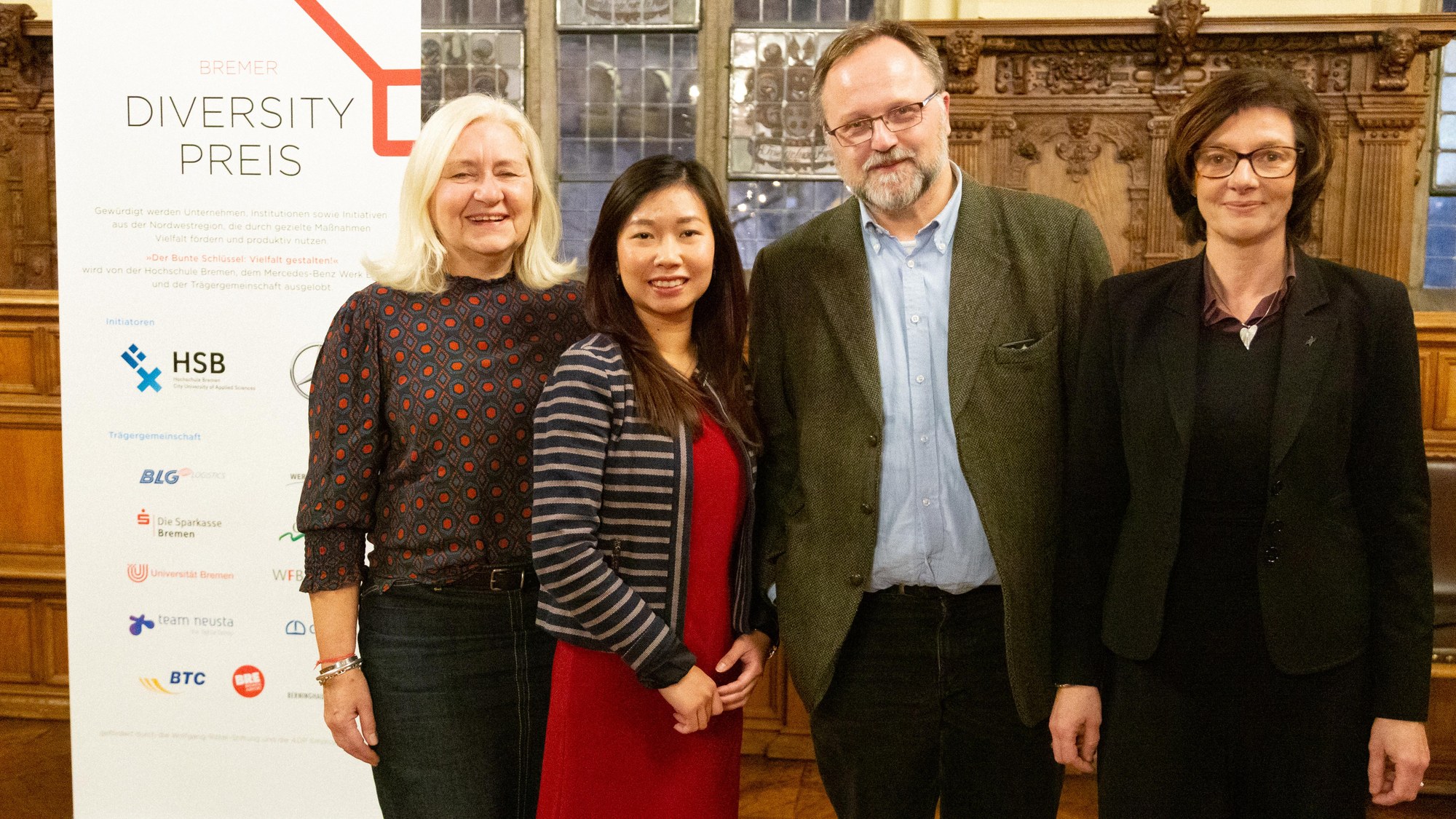 Rita Freisen, Quynh Thuy Trinh, Lars-Christian Schanz und Anke Kovar