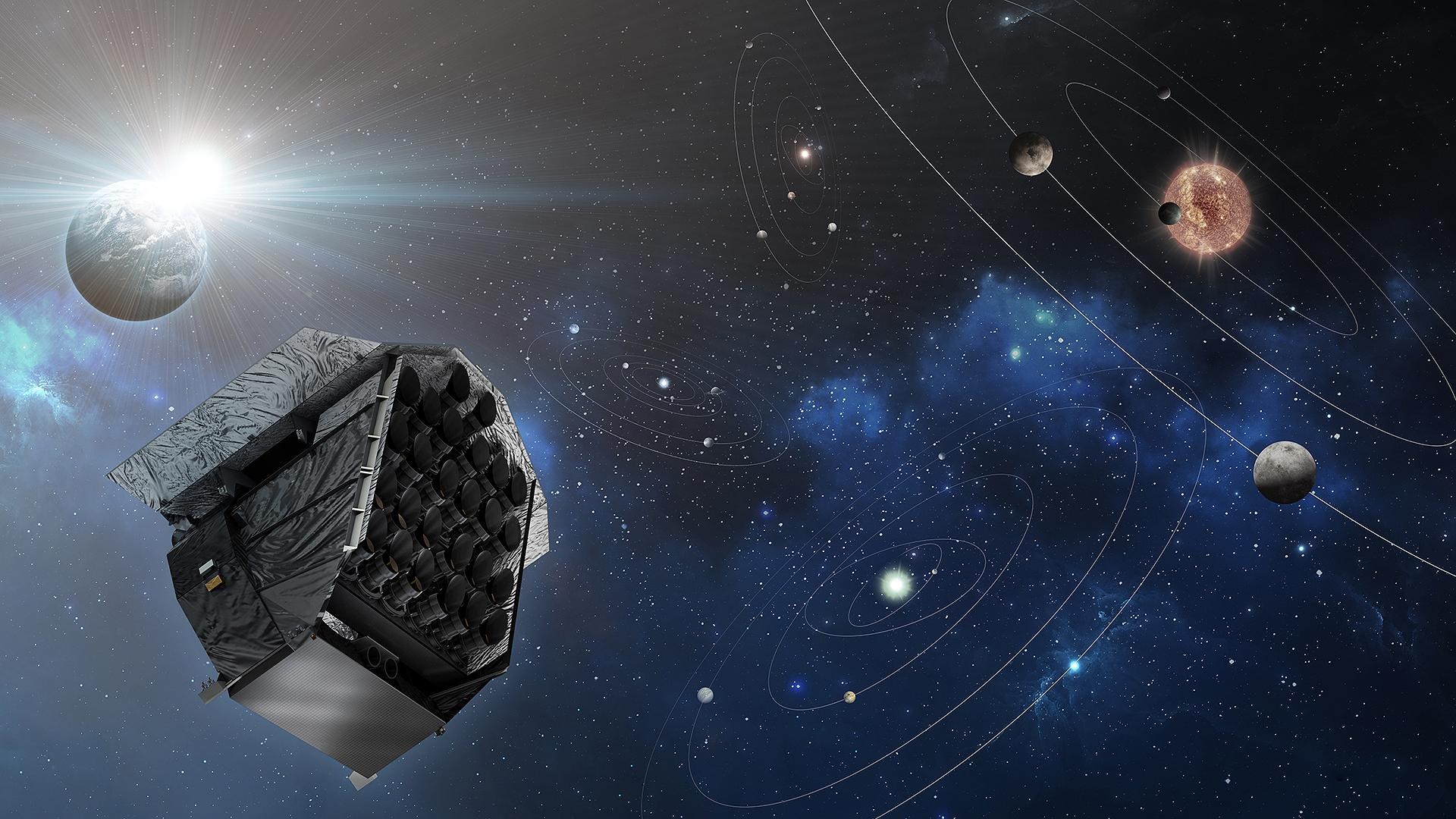 Bild zum Programmthema "Erforschung des Weltraums"