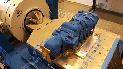 Finaler Vibrationstest für Helga