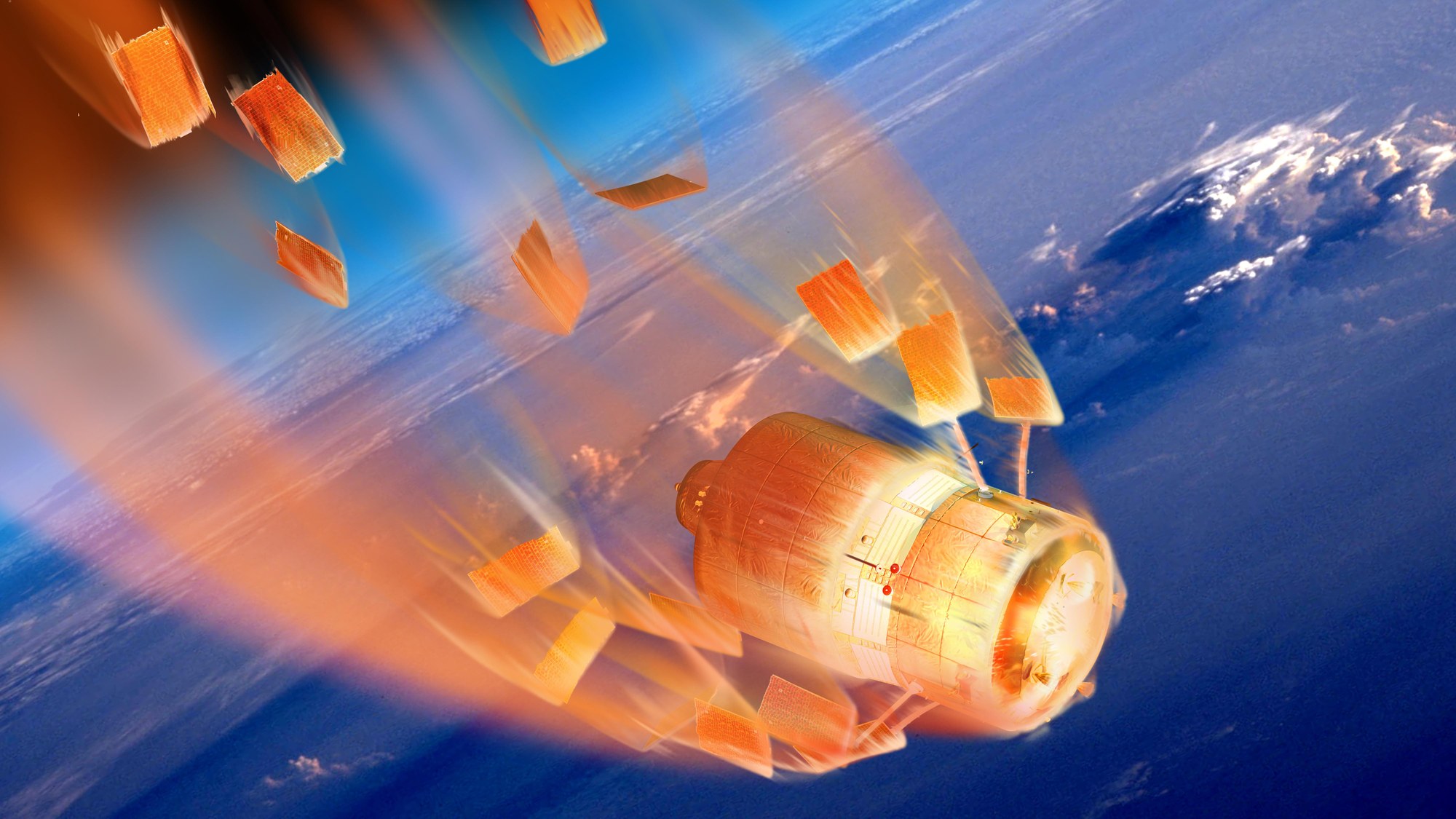 ATV verglüht in der Erdatmosphäre