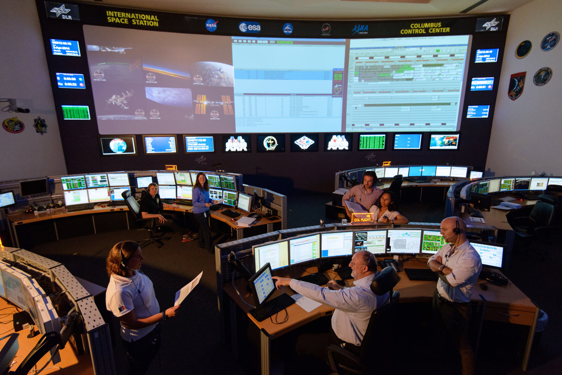 Das Columbus-Kontrollzentrum