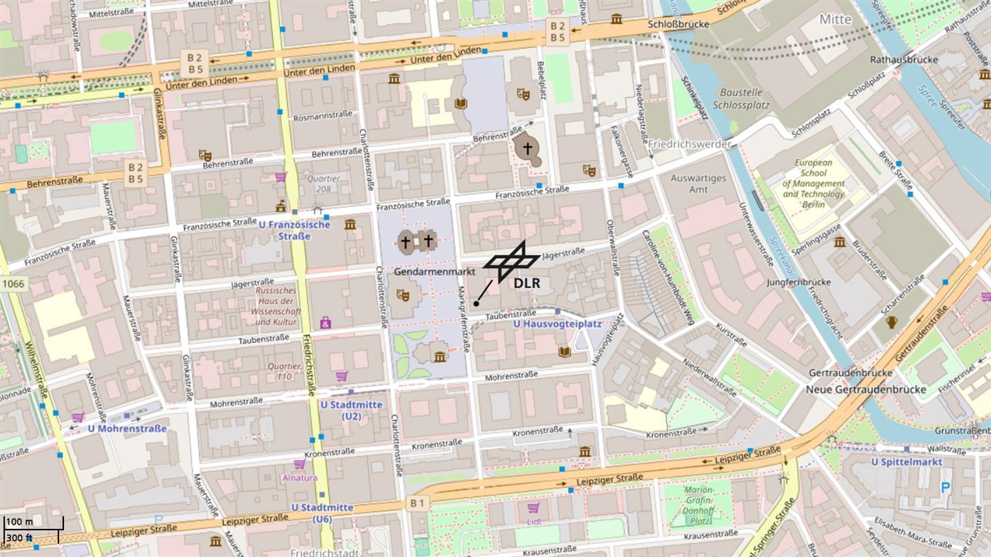 DLR Berlin Mitte Anreise