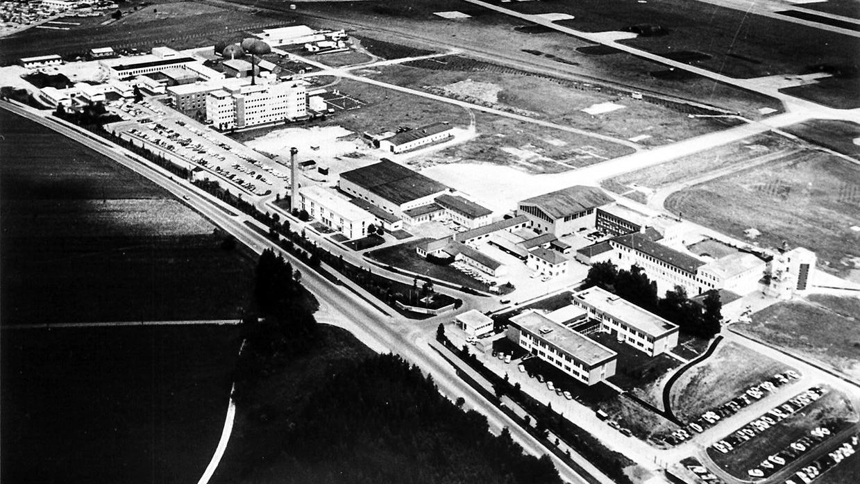 Historisches Luftbild Forschungszentrum Oberpfaffenhofen