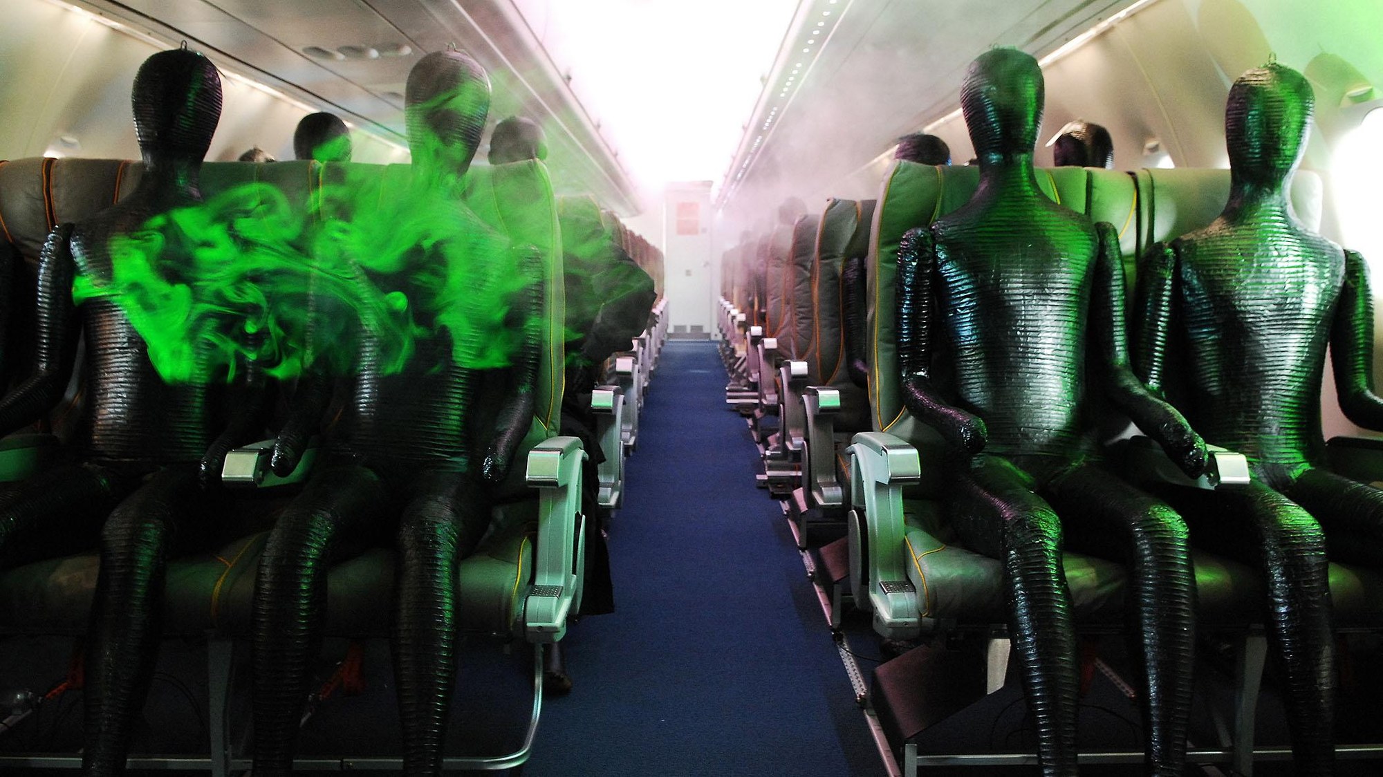 Kabinenströmung in Forschungsflugzeug Do 728