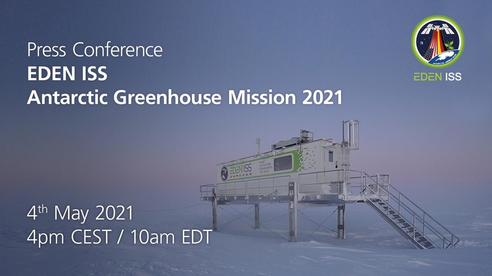 Press Conference EDEN ISS – Antarctic Greenhouse Mission 2021