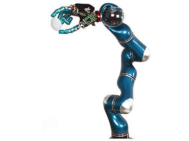 DLR-Leichtbauroboter mit Vierfingerhand