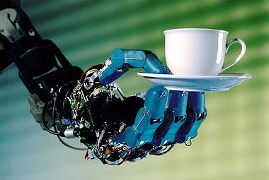 DLR-Leichtbauroboter mit Vierfingerhand