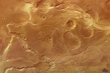 Mars - Mündung der Mangala-Täler