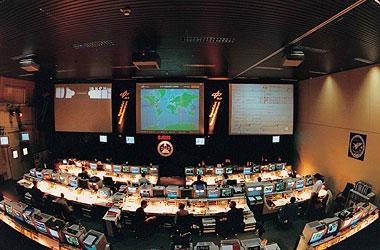 Raumfahrt-Kontrollzentrum des DLR in Oberpfaffenhofen