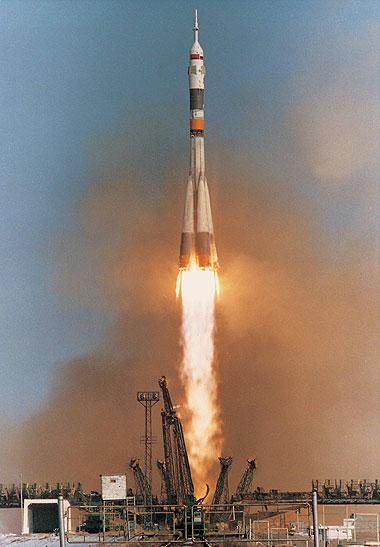 Mission MIR`92 - Sojus-Rakete
