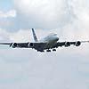 Airbus A380 bei Messüberflügen