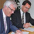 Unterschrift der AIM-Vereinbarung