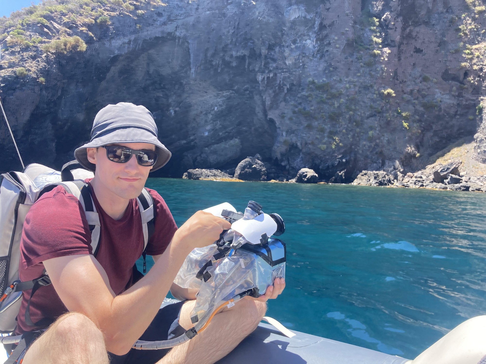 Bildaufnahme mit IPS für die Modellierung der Steilküste